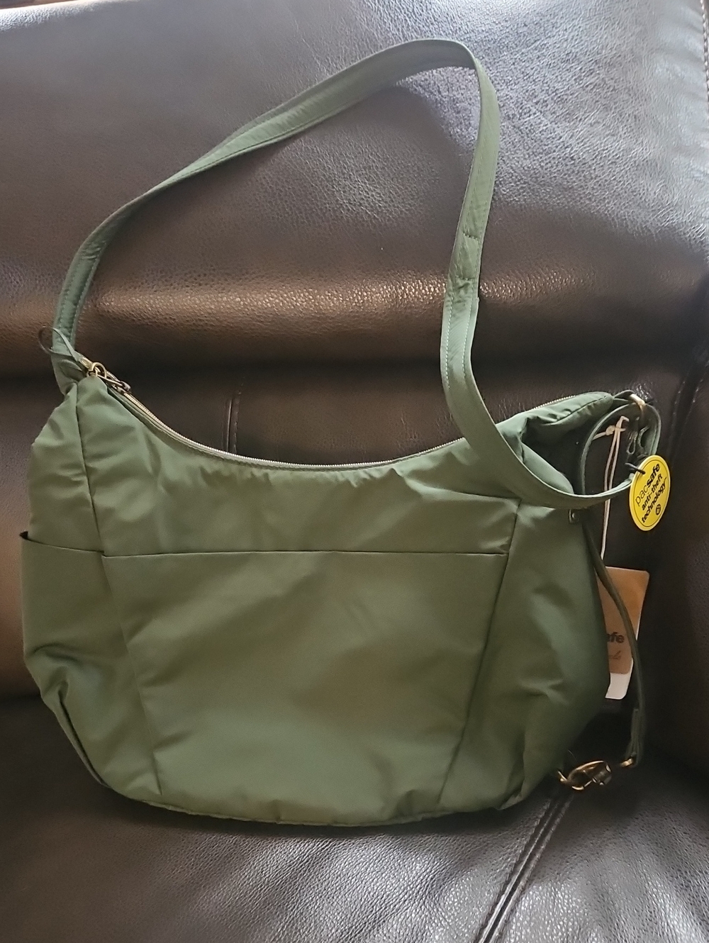 NWT- PacSafe Olive Green Everyday Crossbody Bag